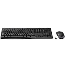 Teclado e mouse sem fio mk270 preto logitech