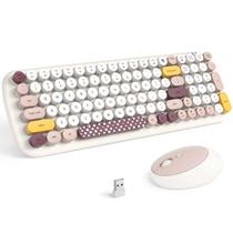 Teclado e mouse sem fio MOFII Typewriter em tamanho grande Teclado e mouse sem fio MOFII Typewriter em tamanho grande