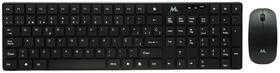 Teclado e Mouse Sem Fio Mtek KM-5197B - Preto (Portugues)