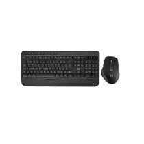 Teclado e Mouse Sem Fio Multilaser CS1200 TC301 Preto 3200 DPI, Full Size, Bluetooth/USB