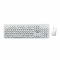 Teclado e mouse sem fio pop+ tm410 branco oex