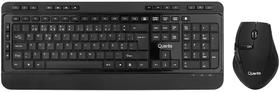 Teclado e Mouse Sem Fio Quanta QTKTM1600 - Preto (Portugues)