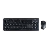 Teclado e Mouse Sem Fio Recarregável 2.4ghz USB Preto Multi (Multilaser) - TC250