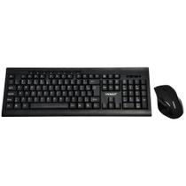 Teclado e Mouse Sem Fio Satellite AK-726G Preto (Portugues)