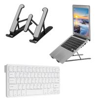 Teclado E Mouse Sem Fio + Suporte Para Notebook Dell