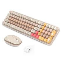Teclado e mouse sem fio SVAFA Slim Compact Silent 2.4G 84 teclas
