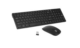 Teclado E Mouse Sem Fio Ultra Slim Com Protetor Silicone