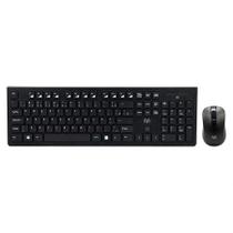 Teclado e mouse sem fio USB 2.4Ghz Preto multimídia - TC212 - Multi