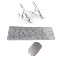 Teclado E Mouse Sem Fio Wireless + Suporte de Alumínio P/ Notebook Samsung i5