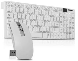 Teclado E Mouse Sem Fio Wireless Usb Slim P/ Notebook PC