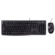 Teclado e mouse USB com fio optico MK120 - Logitech Teclado e mouse USB com fio optico MK120 - Logitech