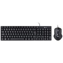 Teclado e mouse usb corp abnt2/1200dpi cabo usb 1.8m preto - cc200
