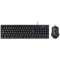 Teclado e mouse usb corp abnt2/1200dpi cabo usb 1.8m preto - VINIK