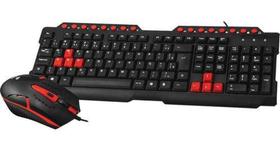 Teclado e mouse usb gaming gk-20bk c3tech