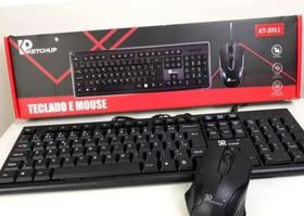 Teclado e mouse USB Pketchup