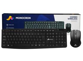 Teclado e mouse wireless 2,4g mn5239/mn4w310 monocron Teclado e mouse wireless 2,4g mn5239/mn4w310 monocron