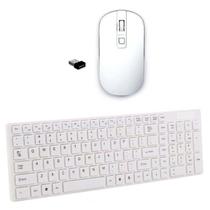 Teclado E Mouse Wireless Branco Para Notebook Msi Homologação: 30171601967