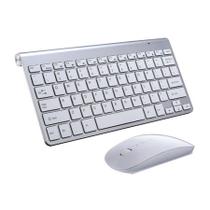 Teclado E Mouse Wireless Ultrafino Compatível Notebook E Pc Teclado E Mouse Wireless Ultrafino Compatível Notebook E Pc