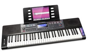 Teclado e Piano RockJam 61 Teclas com Pitch Bend e Fonte de Alimentação Teclado e Piano RockJam 61 Teclas com Pitch Bend e Fonte de Alimentação