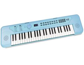 Teclado e piano RockJam USB de 49 teclas com aulas e adesivos