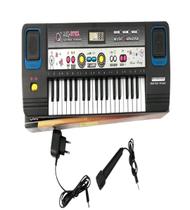 Teclado Elétrico Musical Infantil Com Microfone E Fonte Teclado Elétrico Musical Infantil Com Microfone E Fonte