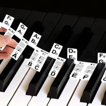 Teclado elétrico removível 61 da Piano Note Labels HonorWin