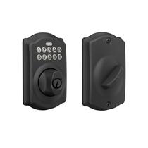 Teclado eletrônico Deadbolt SCHLAGE BE365 CAM 622 Preto fosco Teclado eletrônico Deadbolt SCHLAGE BE365 CAM 622 Preto fosco
