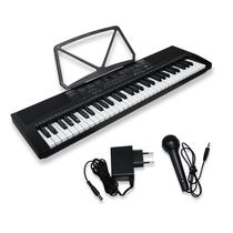 Teclado Eletrônico MK313 61 Teclas Com Estante De Partitura Alto-Falantes Musical Digital Microfone Teclado Eletrônico MK313 61 Teclas Com Estante De Partitura Alto-Falantes Musical Digital Microfone