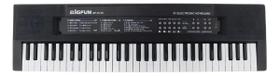 Teclado Eletrônico Musical Infantil 61 Teclas Com Microfone Bigfun Preto