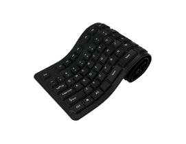 Teclado Emborrachado Durawell DW-105 Resistente à Água - preto Teclado Emborrachado Durawell DW-105 Resistente à Água - preto