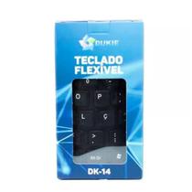 Teclado Emborrachado Flexível Dobrável DK-014