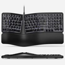 Teclado ergonómico con cable TANNSEN retroiluminado USB dividido de 104 teclas Teclado ergonómico con cable TANNSEN retroiluminado USB dividido de 104 teclas