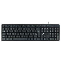 Teclado escritório com fio mn8236 107 teclas preto 1.5m monocron Teclado escritório com fio mn8236 107 teclas preto 1.5m monocron