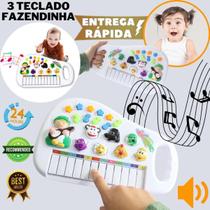 Teclado Fendinha Brinquedo Educativo Infantil Brinquedo Para Menina Pronto Estoque