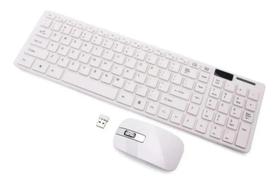 Teclado Fino Com Mouse Sem Fio Usb Wireless Ultra Thin