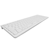 Teclado Flat Com Fio Tc300 Branco Abnt2 Oex tipo notebook