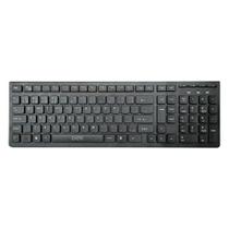Teclado Flat Com Fio Tc300 Preto Abnt2 Oex tipo notebook USB