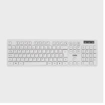Teclado flat usb branco oex tc 304 teclado com fio para pc