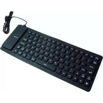 Teclado Flexível Alfa Numérico DK-14 Ideal para Viagens e Escritório