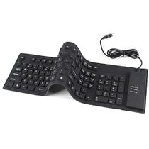 Teclado Flexível De Silicone Usb Dobrável Notebook Pc Tablet - Wtx Imports