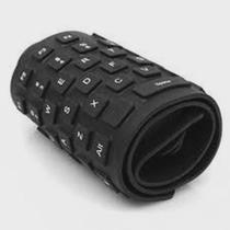Teclado Flexível Silicone Usb Pc Notebook USB PRETO