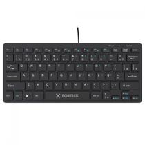 Teclado Fortrek Mini Office K13, USB, ABNT2, Preto