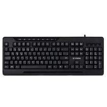 Teclado Fortrek Multimídia OLK101 Preto FK 423K Com Fio