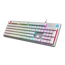 Teclado Game USB K500F Led Prata - HP