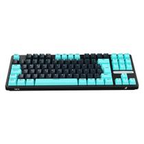 Teclado Gamer Aplus Gasket Iara Obsedian Aqua, Iluminaçao Lateral, Hotswap, 80%, Switch Blue Huano, Preto - AK400 Teclado Gamer Aplus Gasket Iara Obsedian Aqua, Iluminaçao Lateral, Hotswap, 80%, Switch Blue Huano, Preto - AK400
