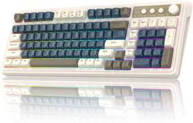 Teclado Gamer AULA 99 Teclas - Conexão Bluetooth/2,4GHz/USB-C