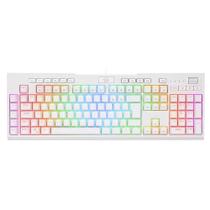 Teclado Gamer Brahma Pro K586W Rgb Switch Optico Blue Branco Teclado Gamer Brahma Pro K586W Rgb Switch Optico Blue Branco