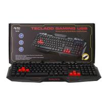 Teclado Gamer Braview Tco801 Multimídia Usb Verde