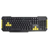 Teclado Gamer Bright ABNT2 Preto e Amarelo - Modelo 0183