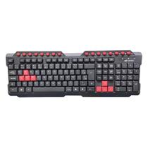Teclado Gamer C3Tech KG-10BK USB Preto ABNT2 Multimídia